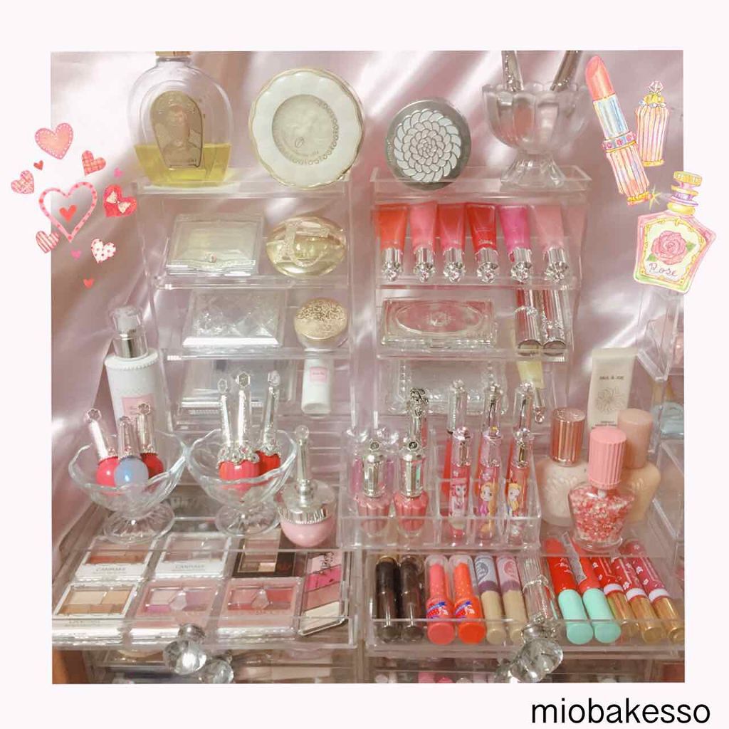 天照御御澪 on LIPS 「🎀わたしのコスメ収納🎀購入場所など詳しく解説♡♡ジルスチュアー..」(2枚目)