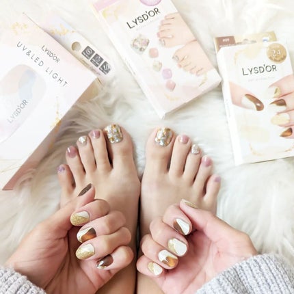 セミキュアジェルネイルシール ハンド用/LYSD’OR/ネイルシールを使ったクチコミ(1枚目)
