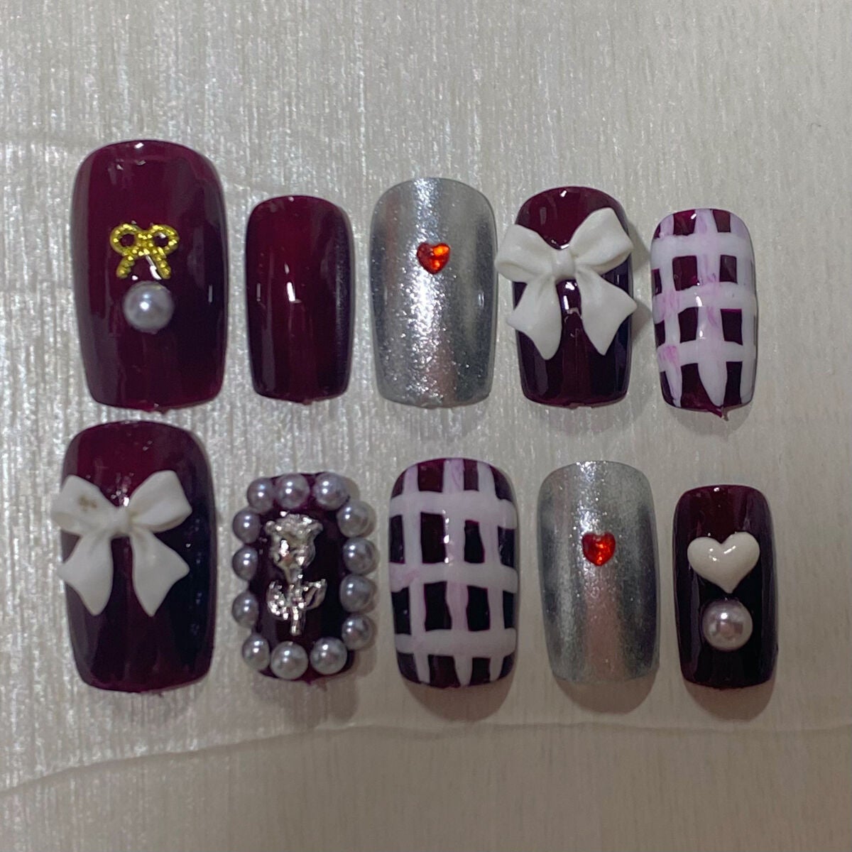 デコレーションネイルパーツ/DAISO/ネイルチップ・パーツを使ったクチコミ(2枚目)