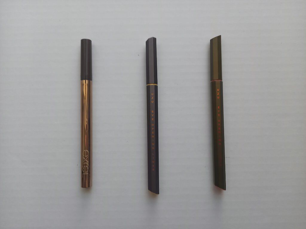 スキニーリッチライナー/excel/リキッドアイライナーを使ったクチコミ（1枚目）