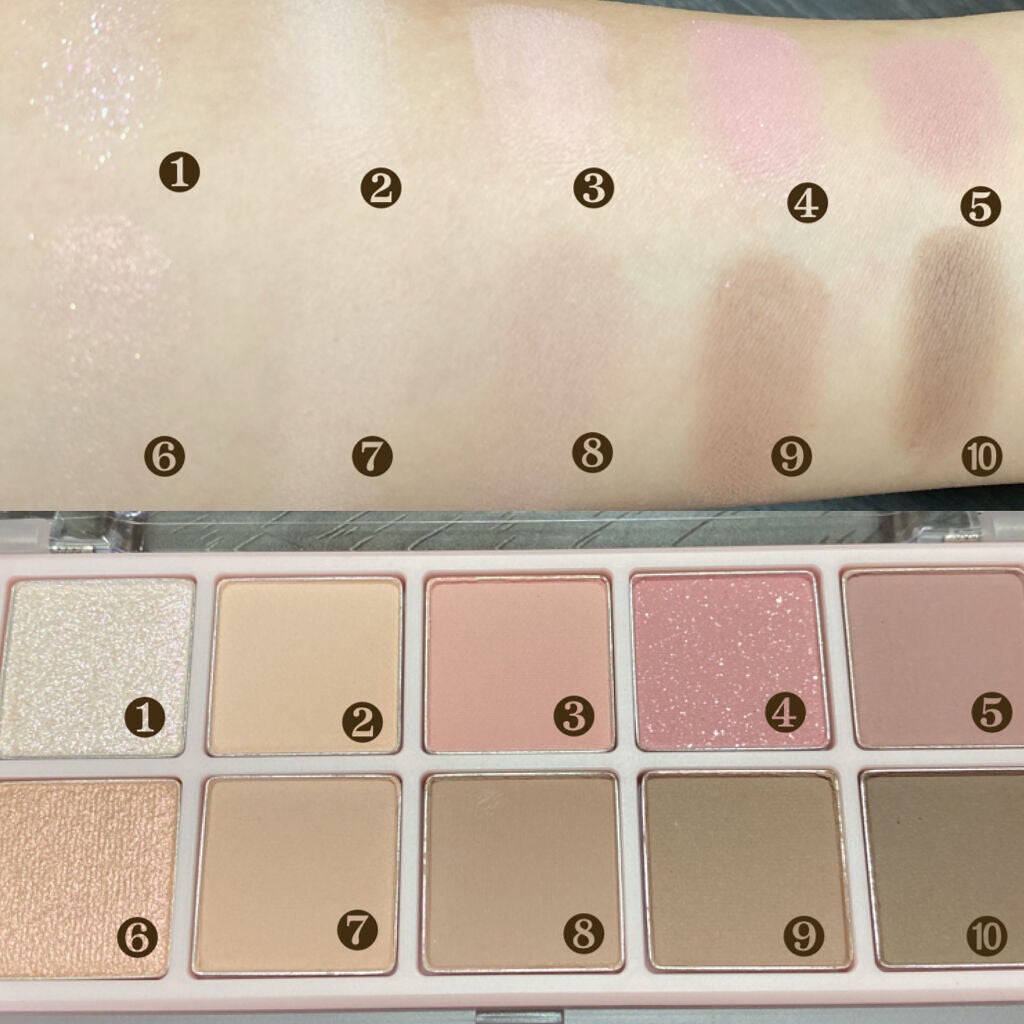 ベターザンパレット/rom&nd/アイシャドウパレットを使ったクチコミ(2枚目)