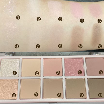 ベターザンパレット/rom&nd/アイシャドウパレットを使ったクチコミ(2枚目)