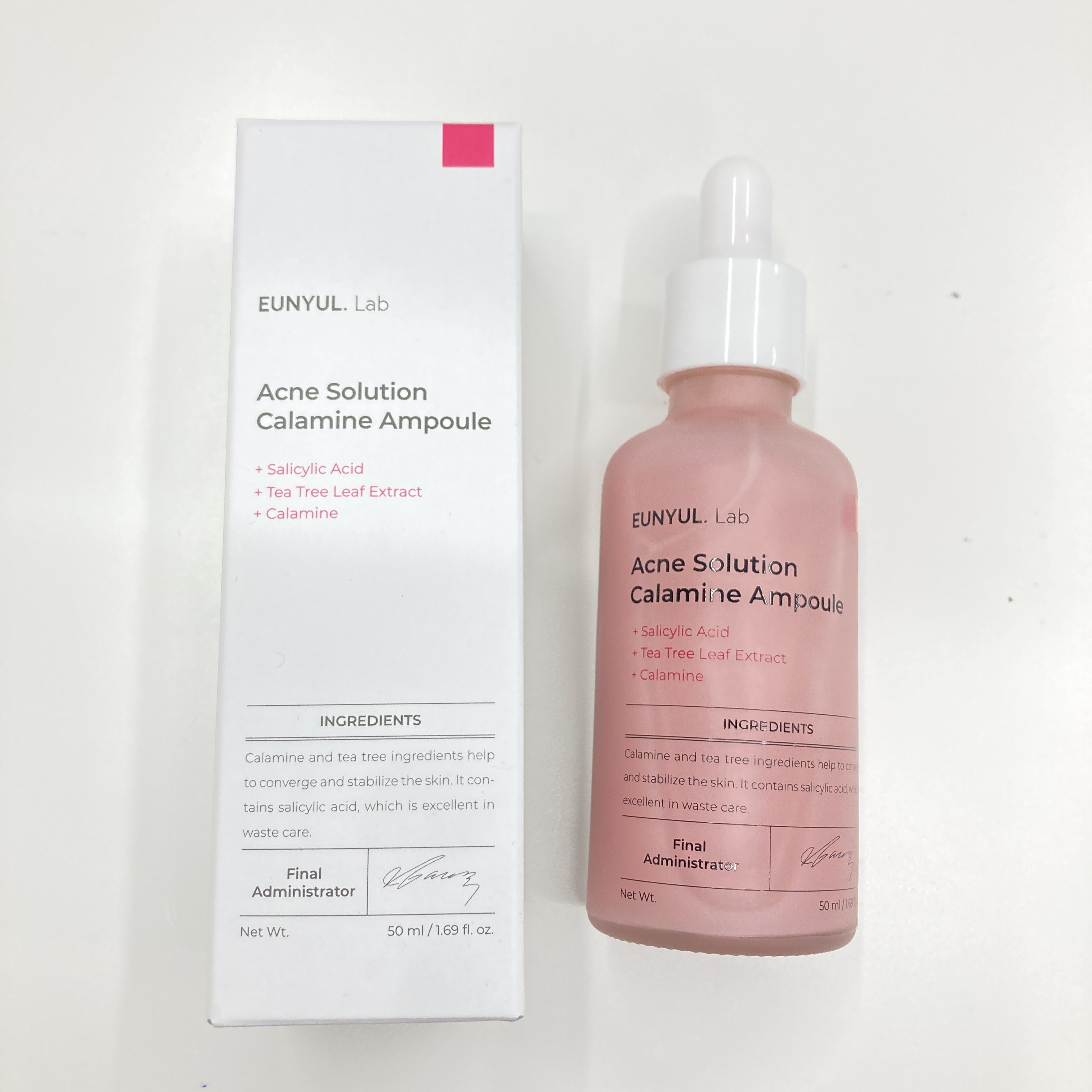 ラボアクネソリューションカラミンアンプル/EUNYUL/美容液を使ったクチコミ（1枚目）