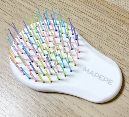 デタングリングブラシ【ポケットサイズ】/マペペ/ヘアブラシを使ったクチコミ(1枚目)