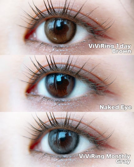 ViVi Ring 1Month/OLENS/カラーコンタクトレンズを使ったクチコミ(5枚目)