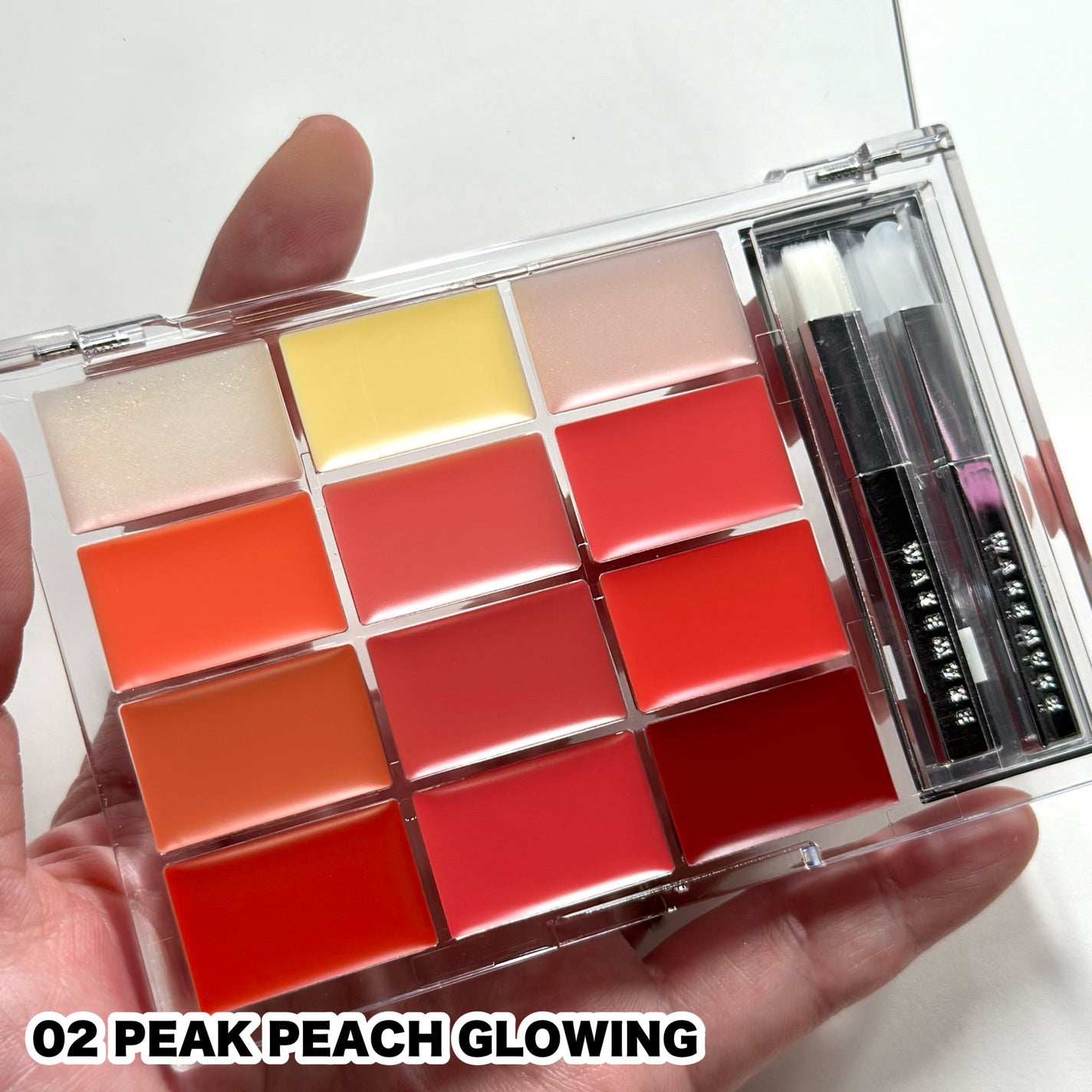 ソフトカラーリングリップパレット/wakemake/口紅を使ったクチコミ(5枚目)