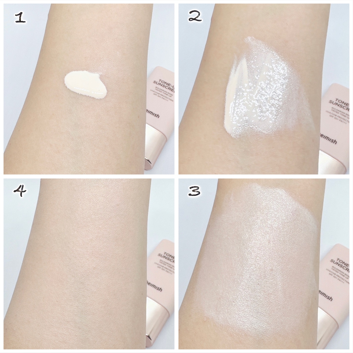 ローズトーンアップクリーム/heimish/化粧下地を使ったクチコミ（3枚目）