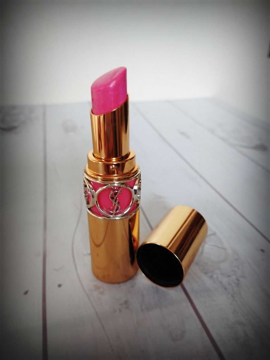 ルージュ ヴォリュプテ シャイン/YVES SAINT LAURENT BEAUTE/口紅を使ったクチコミ(1枚目)