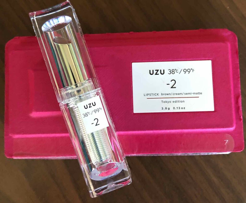  38°C / 99°F Lipstick <TOKYO>/UZU BY FLOWFUSHI/口紅を使ったクチコミ（1枚目）