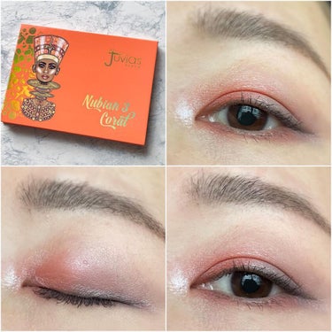 Juvia's Place nubian 3 coralのクチコミ「Juvia's Placeのnubian 3 coral。

このパレットは想像以上に可愛かっ.....」（1枚目）