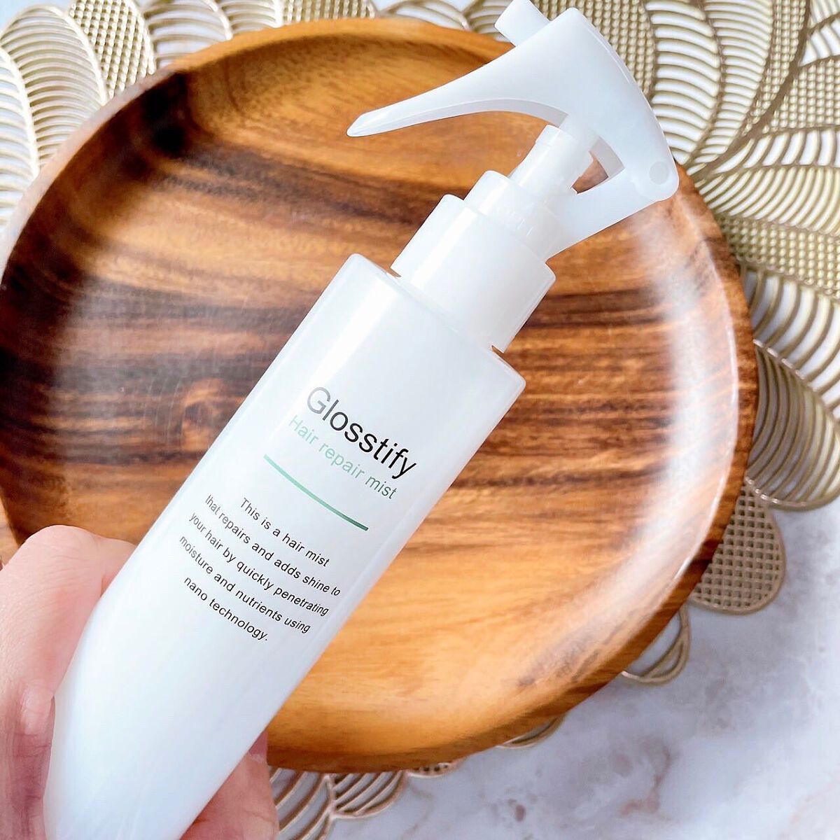 ヘアリペアミスト/Glosstify/アウトバストリートメントを使ったクチコミ(2枚目)