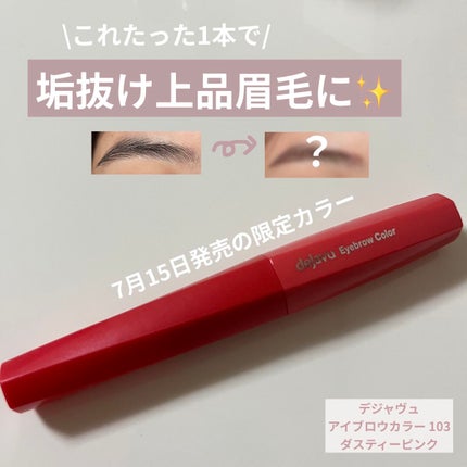 フィルム眉カラー/デジャヴュ/眉マスカラを使ったクチコミ(1枚目)