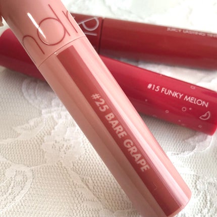 ジューシーラスティングティント/rom&nd/リップティントを使ったクチコミ(1枚目)