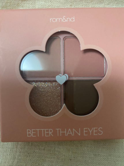 ベターザンアイズ/rom&nd/アイシャドウパレットを使ったクチコミ(1枚目)