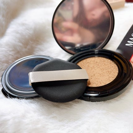 ドラマティックエッセンスクッション グロウ/マキアージュ/クッションファンデーションを使ったクチコミ(5枚目)