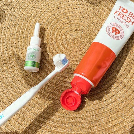 ホワイトニング デンタルビューティーエッセンス/トゥービーフレッシュ/その他オーラルケアを使ったクチコミ(7枚目)