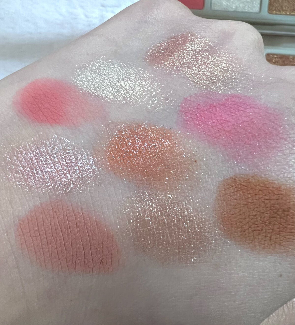 VenusMarble 9色アイシャドウパレット/Venus Marble/アイシャドウパレットを使ったクチコミ(4枚目)