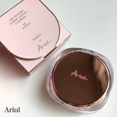 Ariul インクフェザーカバーラスティング クッションファンデーションのクチコミ「.
Ariul
インクフェザークッションファンデーション 

\肌になるクッション⁉︎/
.....」（1枚目）