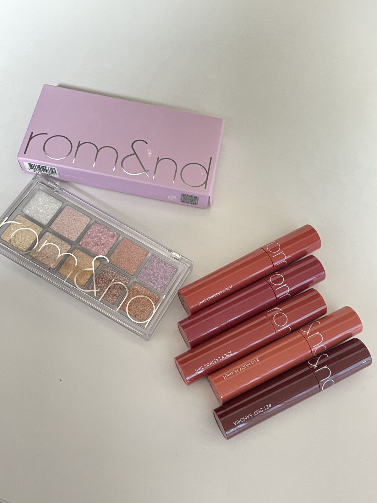 ジューシーラスティングティント/rom&nd/リップティントを使ったクチコミ（1枚目）