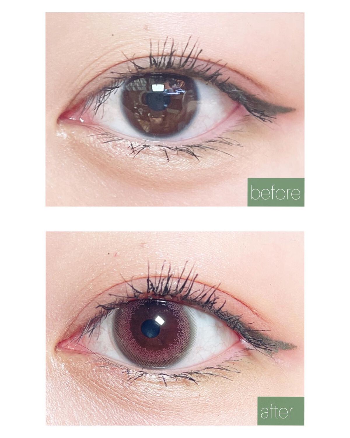 LuMia comfort 1day CIRCLE/LuMia/ワンデー(1DAY)カラコンを使ったクチコミ(4枚目)