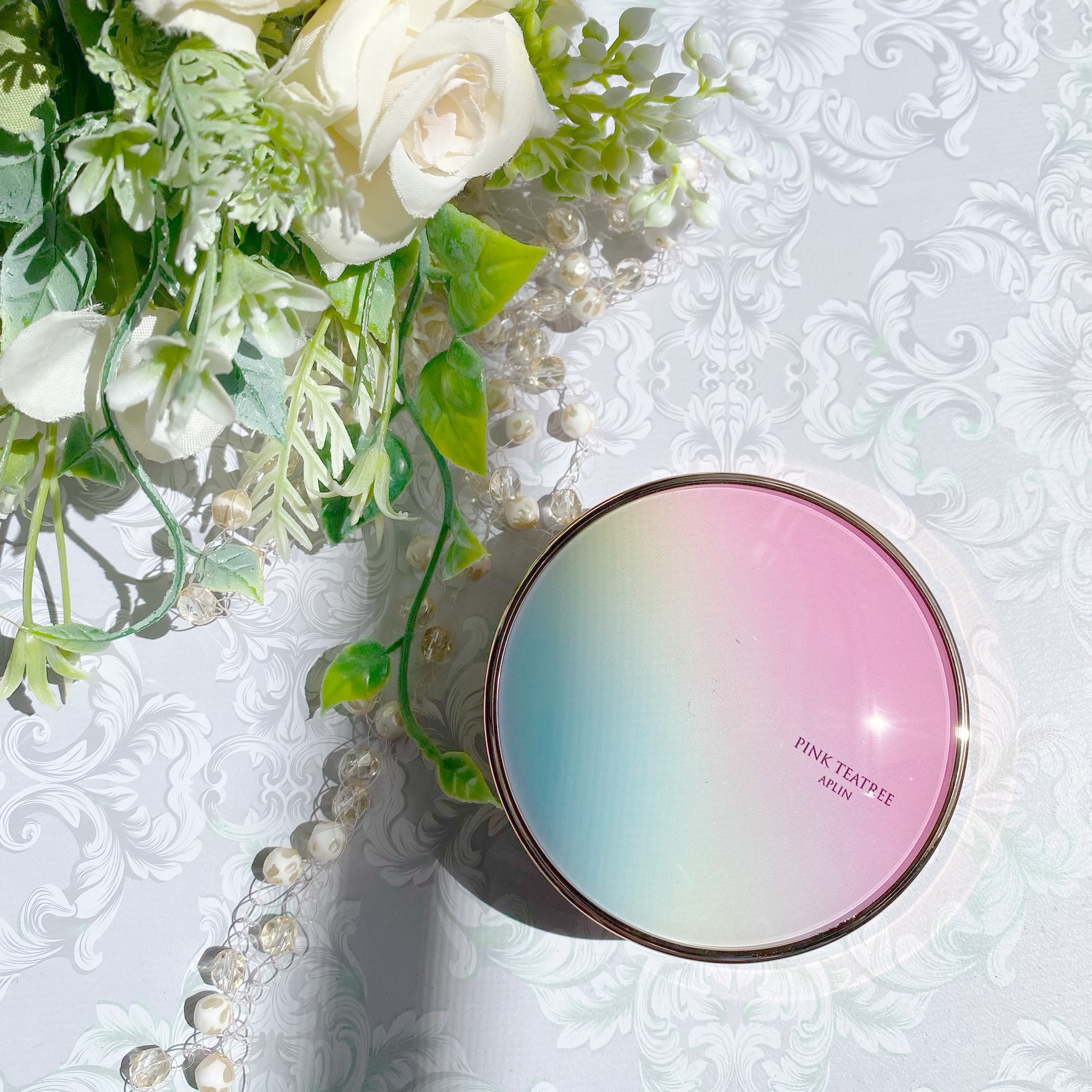 ピンクティーツリーカバークッション/APLIN/クッションファンデーションを使ったクチコミ（3枚目）