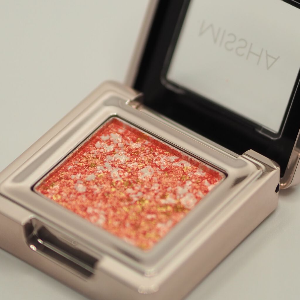 グリッタープリズム シャドウ/MISSHA/グリッターを使ったクチコミ(4枚目)