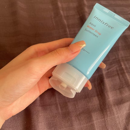 アクア ウォータードロップ サンスクリーン/innisfree/日焼け止め・UVケアを使ったクチコミ(3枚目)