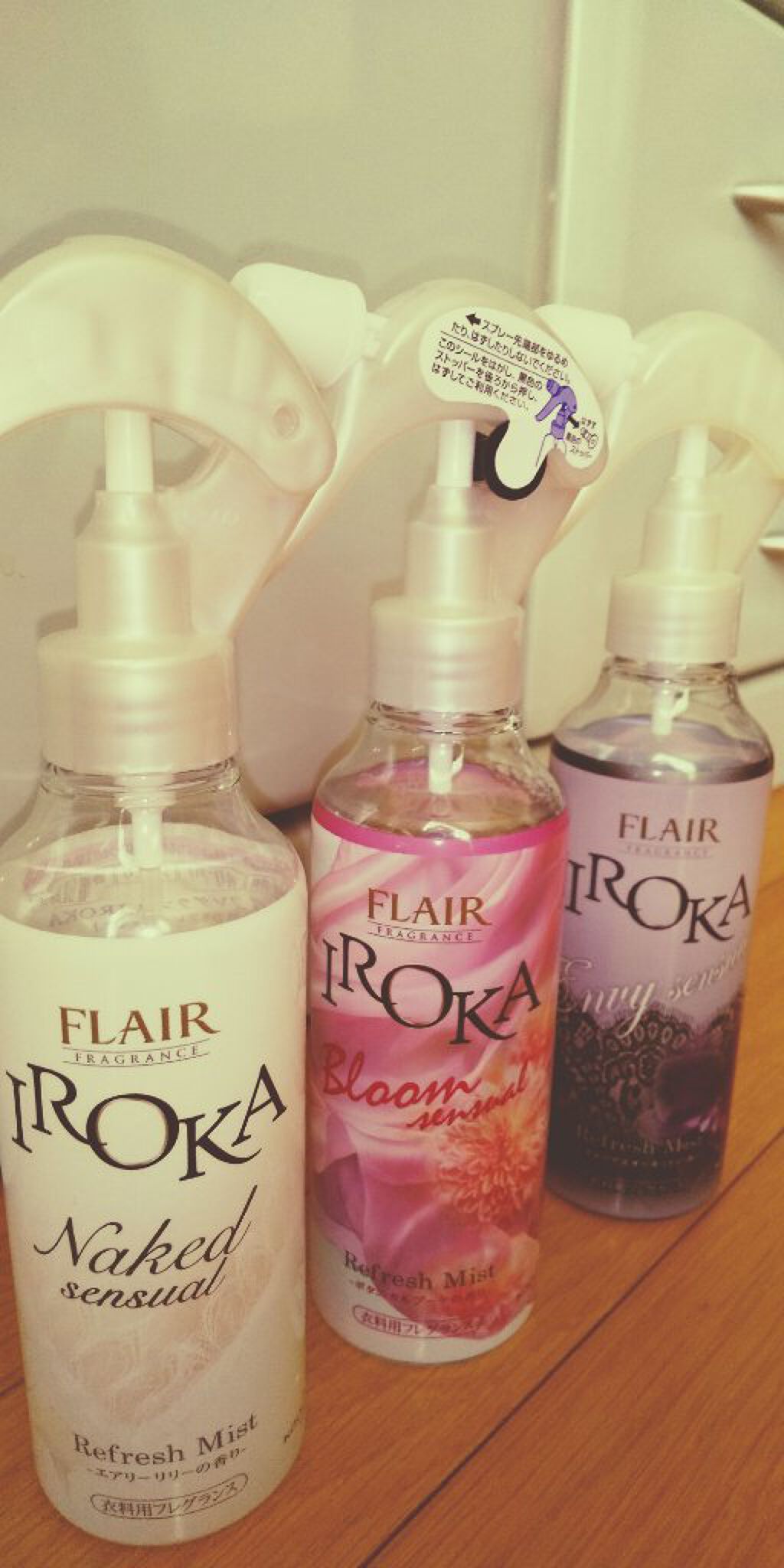 フレア フレグランス IROKA 衣類のリフレッシュミスト ブルーム センシュアル/IROKA/ファブリックミストを使ったクチコミ（1枚目）