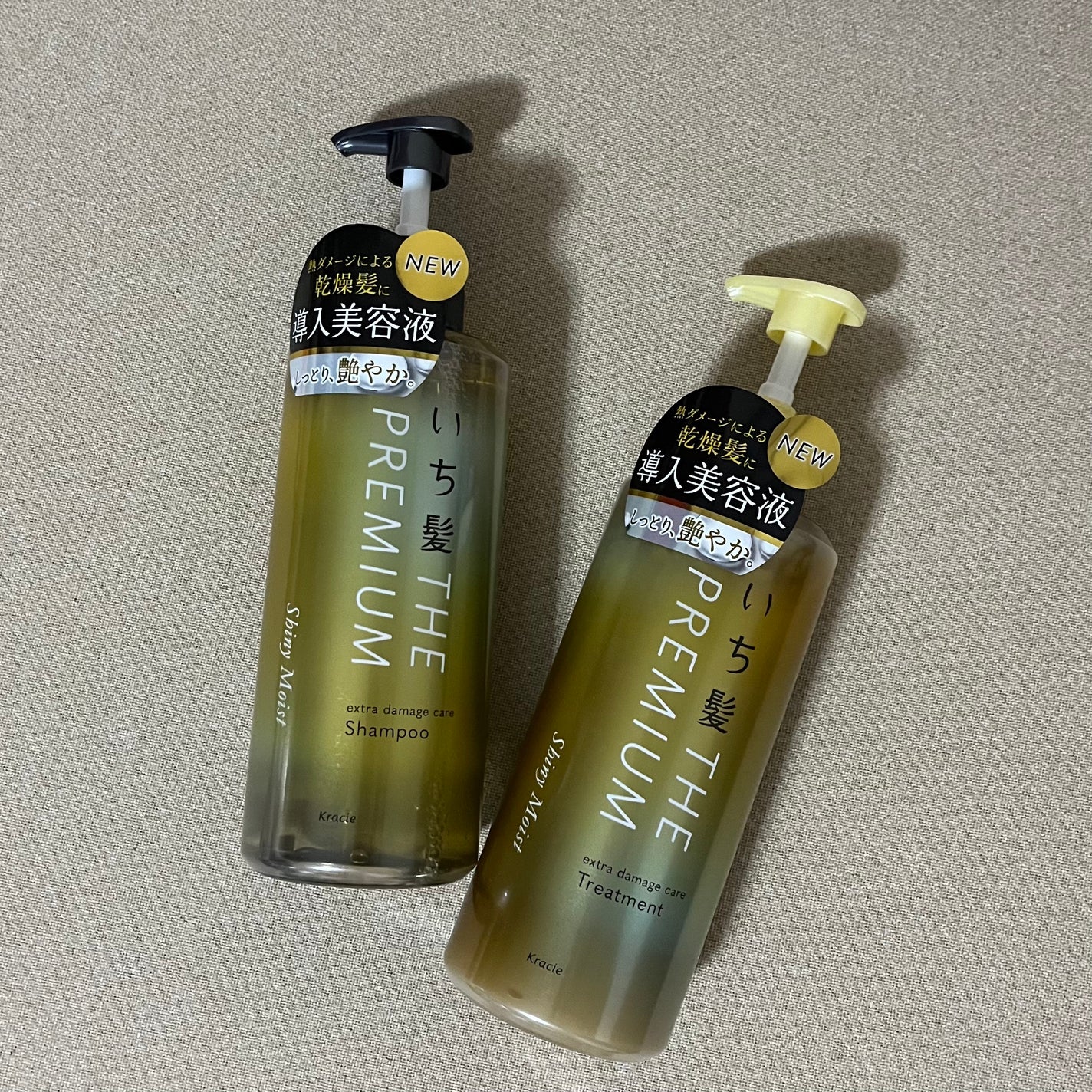 THE PREMIUM エクストラダメージケアシャンプー/トリートメント(シャイニーモイスト)/いち髪/市販シャンプーを使ったクチコミ(1枚目)