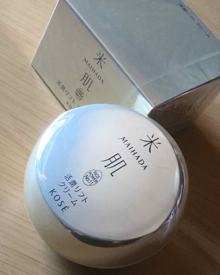 米肌 活潤リフトクリームのクチコミ「脂性肌の方にはベタベタが気になるかも。私もこれからの時期は付けてからしばらくの間はベタベタを少.....」(1枚目)