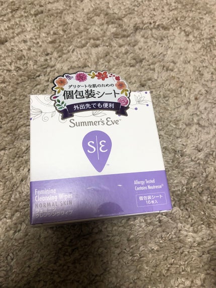 フェミニンクレンジングワイプ ノーマルスキン/Summer's Eve(サマーズイブ)/デリケートゾーンケアを使ったクチコミ(1枚目)
