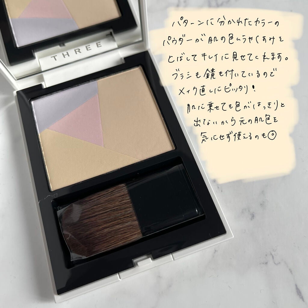 ニューセンセーションズ PPP/THREE/プレストパウダーを使ったクチコミ(2枚目)