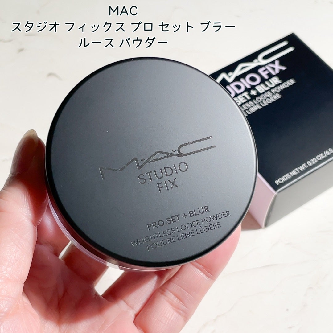 月子 on LIPS 「M・A・Cスタジオフィックスプロセットブラールースパウダーラベ..」(2枚目)