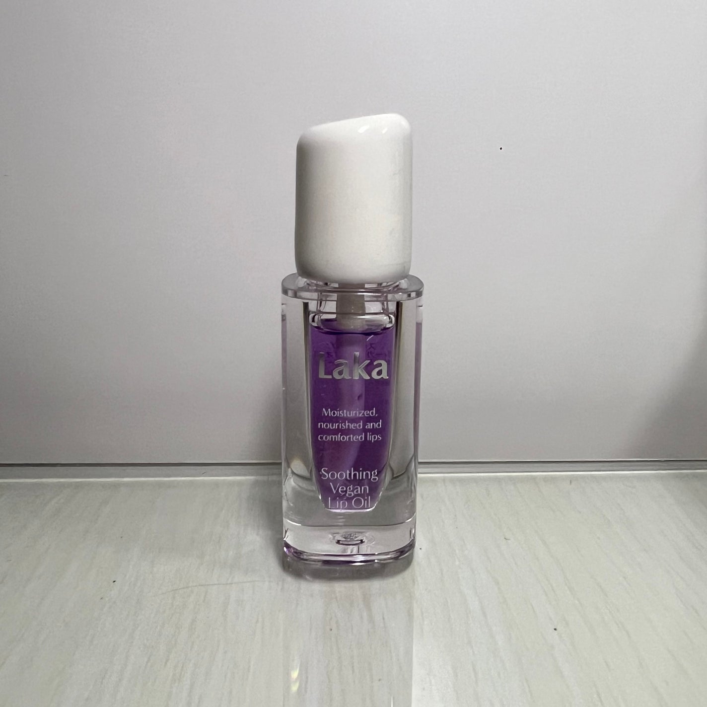 スージングヴィーガンリップオイル/Laka/リップオイルを使ったクチコミ(5枚目)
