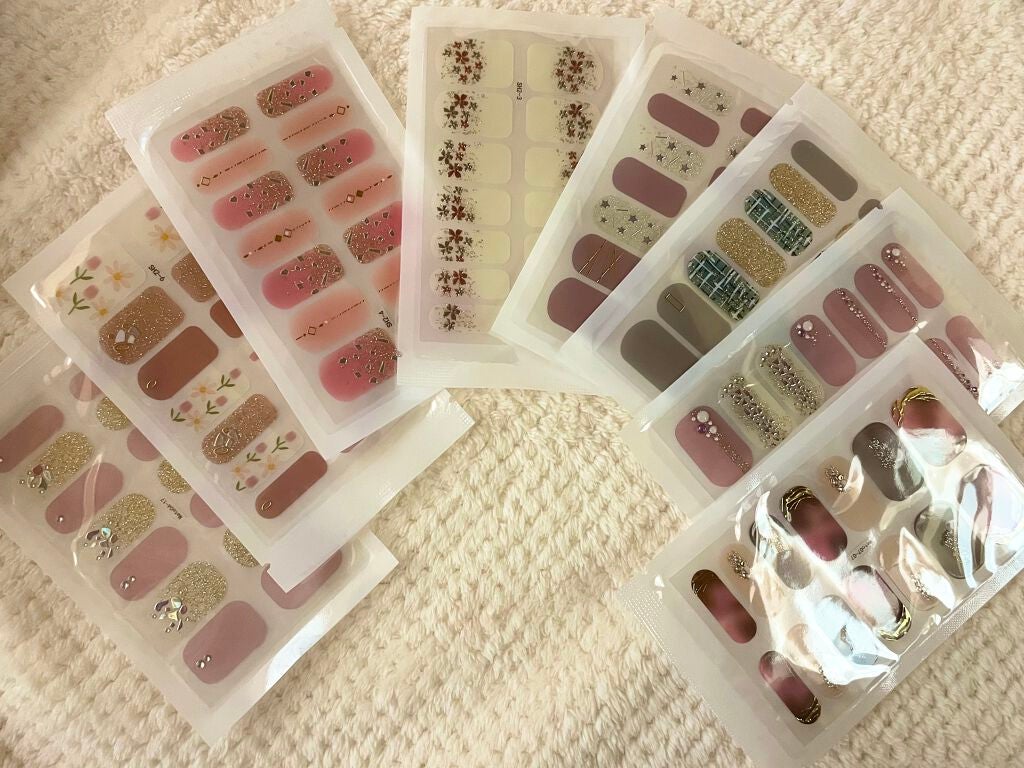 ネイルシール/Qoo10/ネイルシールを使ったクチコミ(4枚目)