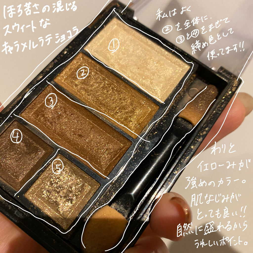 ショコラスウィート アイズ/リンメル ロンドン/アイシャドウパレットを使ったクチコミ（2枚目）