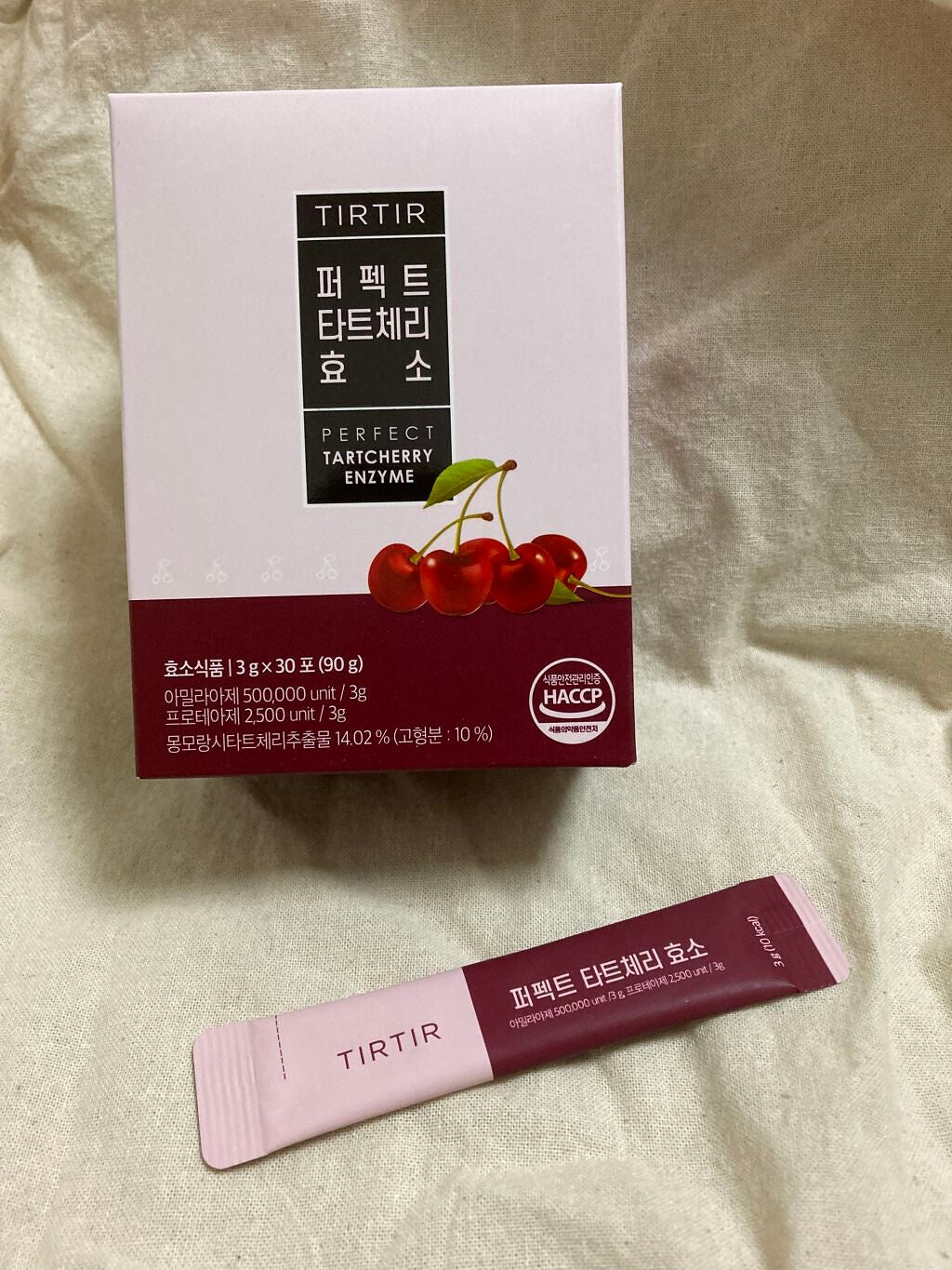 PERFECT TARTCHERRY ENZYME/TIRTIR(ティルティル)/ボディサプリメントを使ったクチコミ(1枚目)
