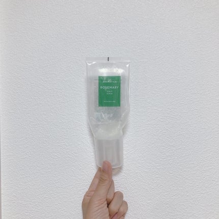 ローズマリー スカルプ スクラブ/AROMATICA/ヘッドスクラブを使ったクチコミ(1枚目)