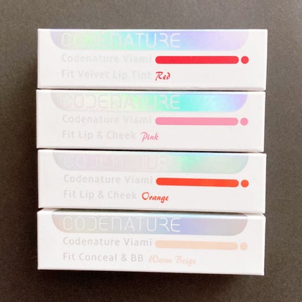 ビアミフィットリップ&チーク/CODENATURE/リップグロスを使ったクチコミ(2枚目)