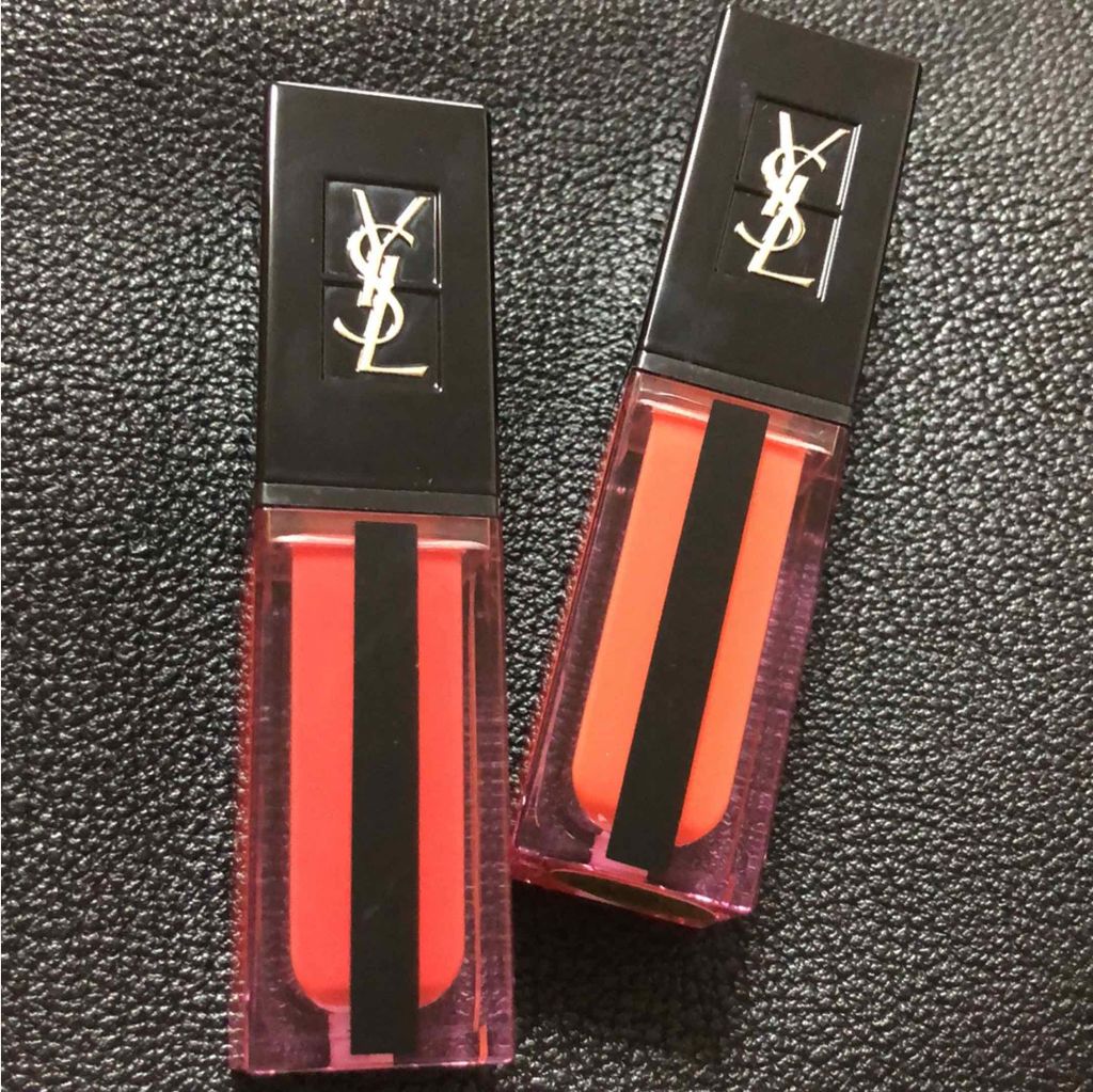 ルージュ ピュールクチュール ヴェルニ ウォーターステイン/YVES SAINT LAURENT BEAUTE/口紅を使ったクチコミ(1枚目)