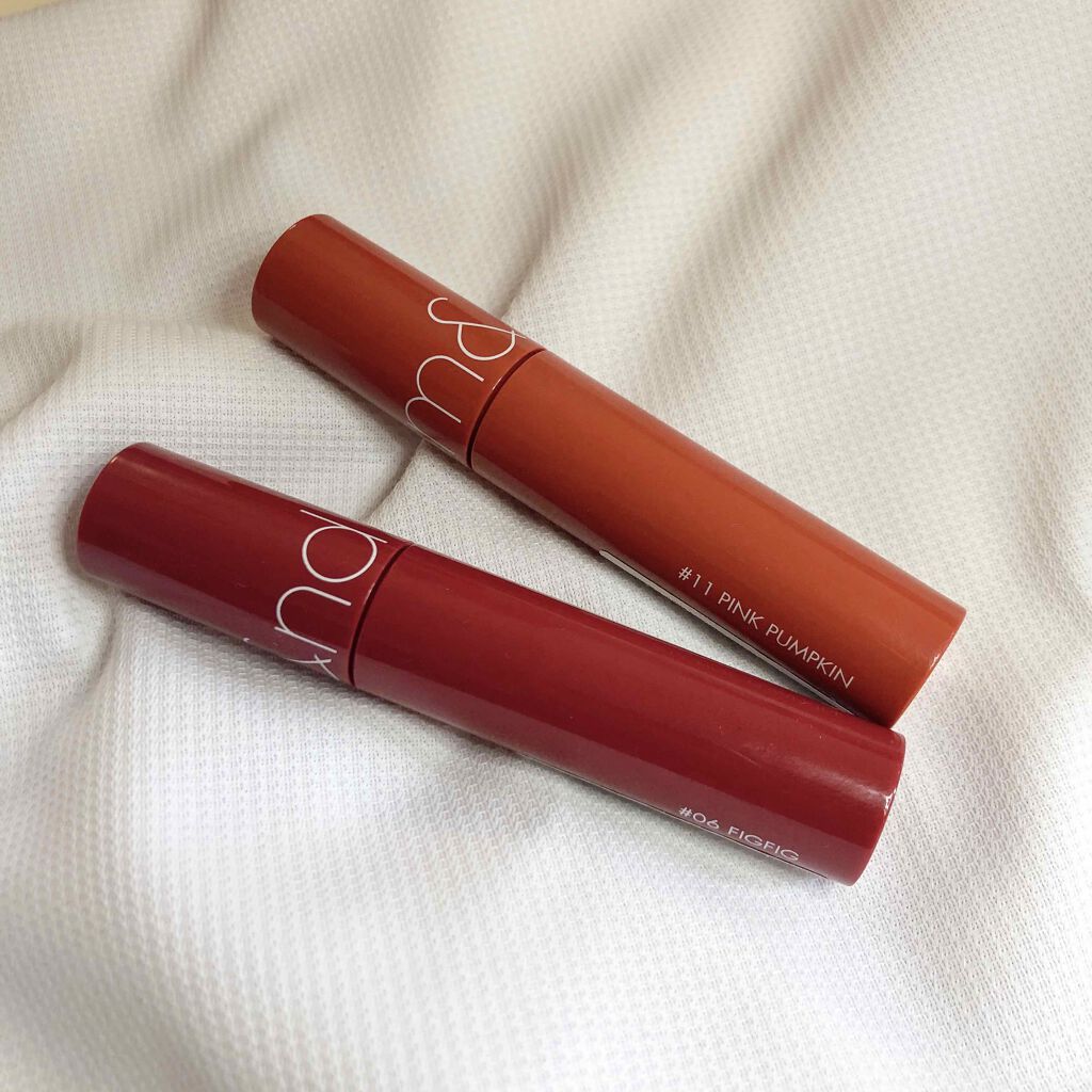 ジューシーラスティングティント/rom&nd/リップティントを使ったクチコミ（2枚目）