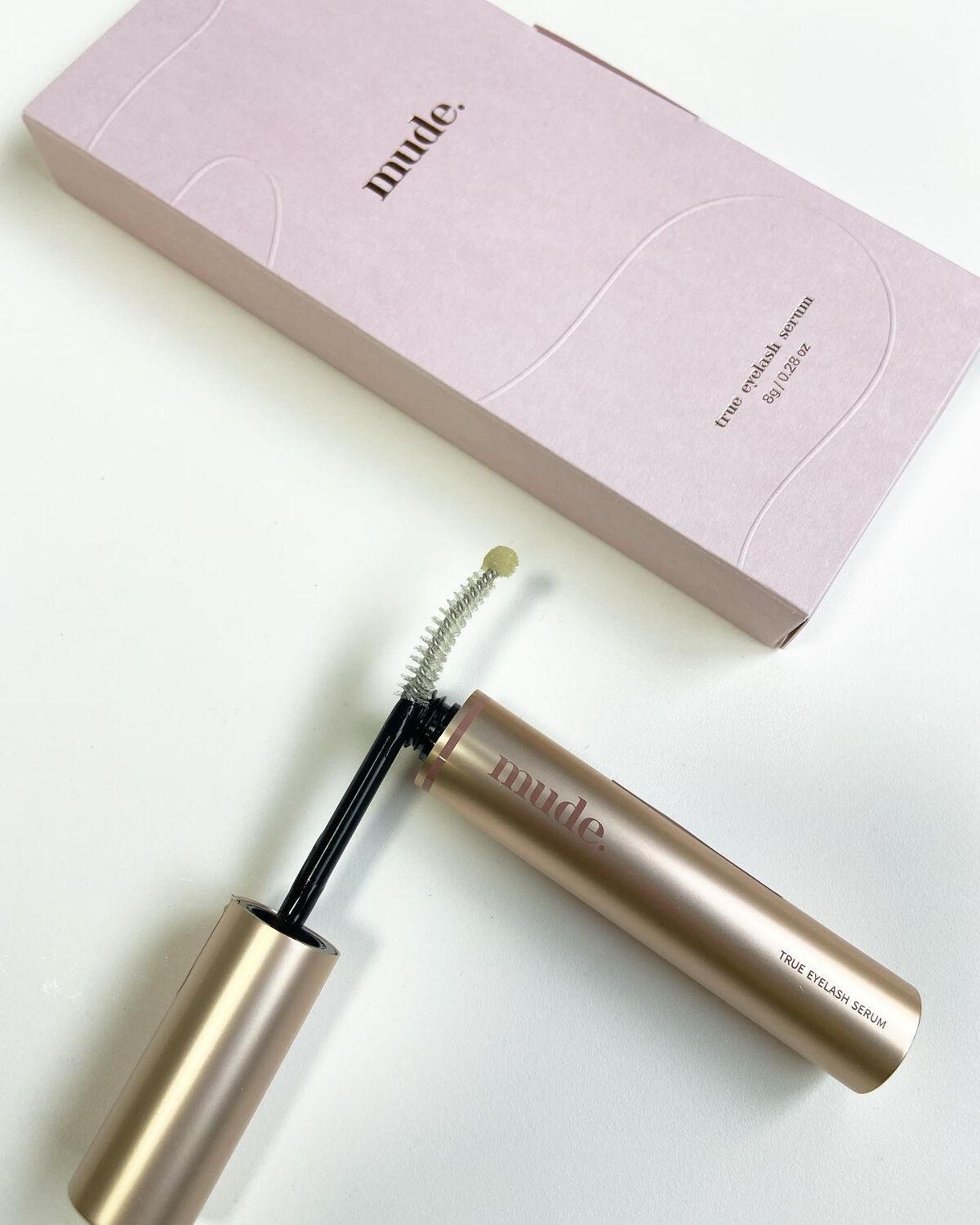 トゥルーアイラッシュセラム/mude./まつげ美容液を使ったクチコミ（1枚目）