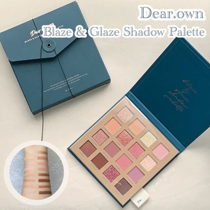 Blaze & Glaze Shadow Palette/Dear.own/アイシャドウパレットを使ったクチコミ(1枚目)