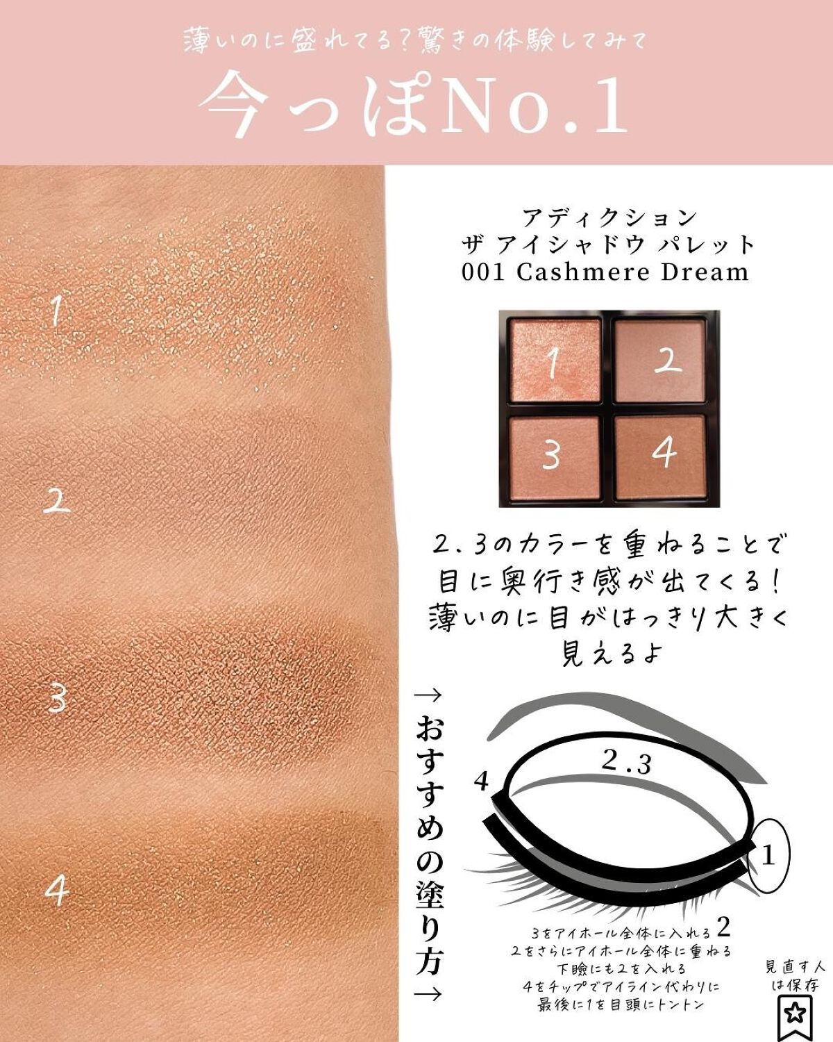 スキンモデリングアイズ/LUNASOL/アイシャドウパレットを使ったクチコミ(4枚目)