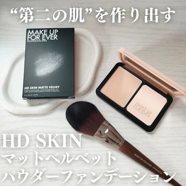 HDスキン マットベルベットコンパクト/MAKE UP FOR EVER/パウダーファンデーションを使ったクチコミ（1枚目）