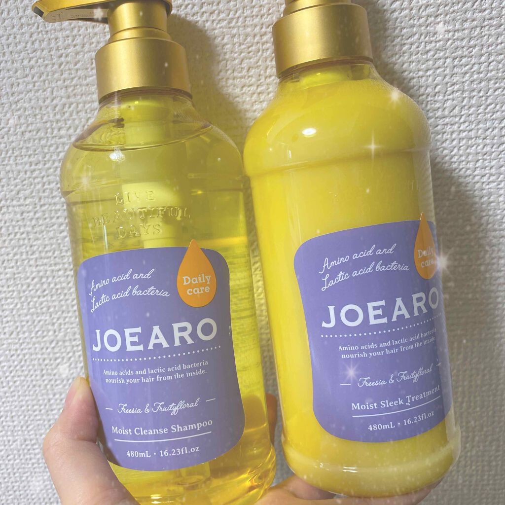 モイストクレンズシャンプー／モイストスリークトリートメント/JOEARO/市販シャンプーを使ったクチコミ（1枚目）