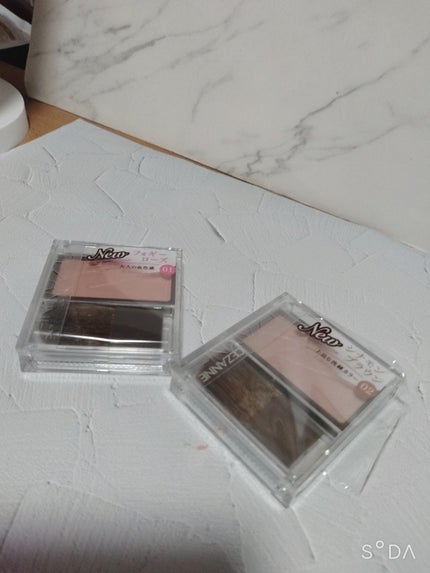 チークブラッシュ/CEZANNE/パウダーチークを使ったクチコミ(1枚目)