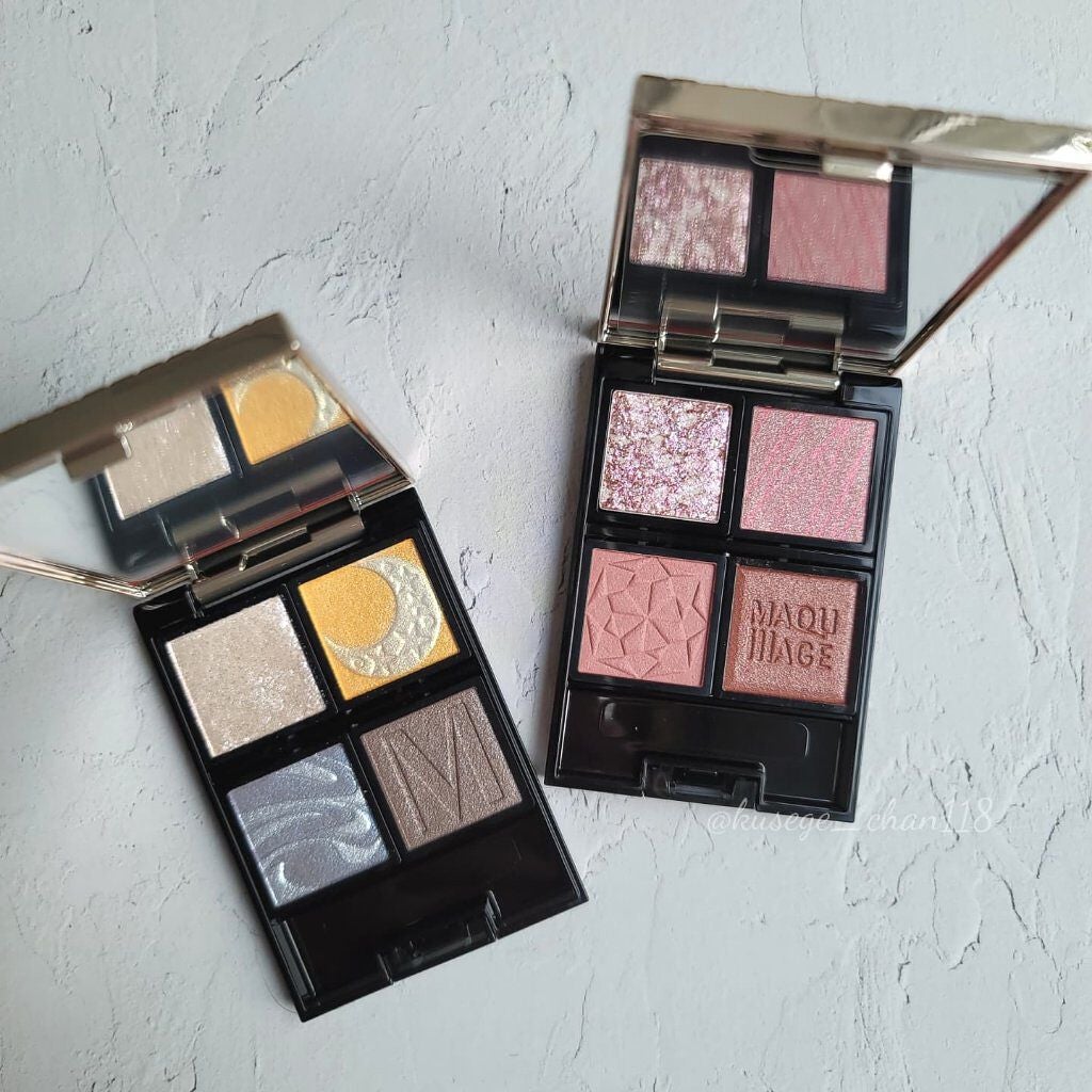 ドラマティックアイカラー (パウダー)/(クリーム)/マキアージュ/アイシャドウパレットを使ったクチコミ(4枚目)