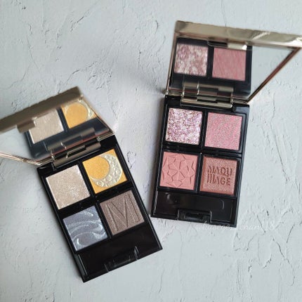 ドラマティックアイカラー (パウダー)/(クリーム)/マキアージュ/アイシャドウパレットを使ったクチコミ(4枚目)