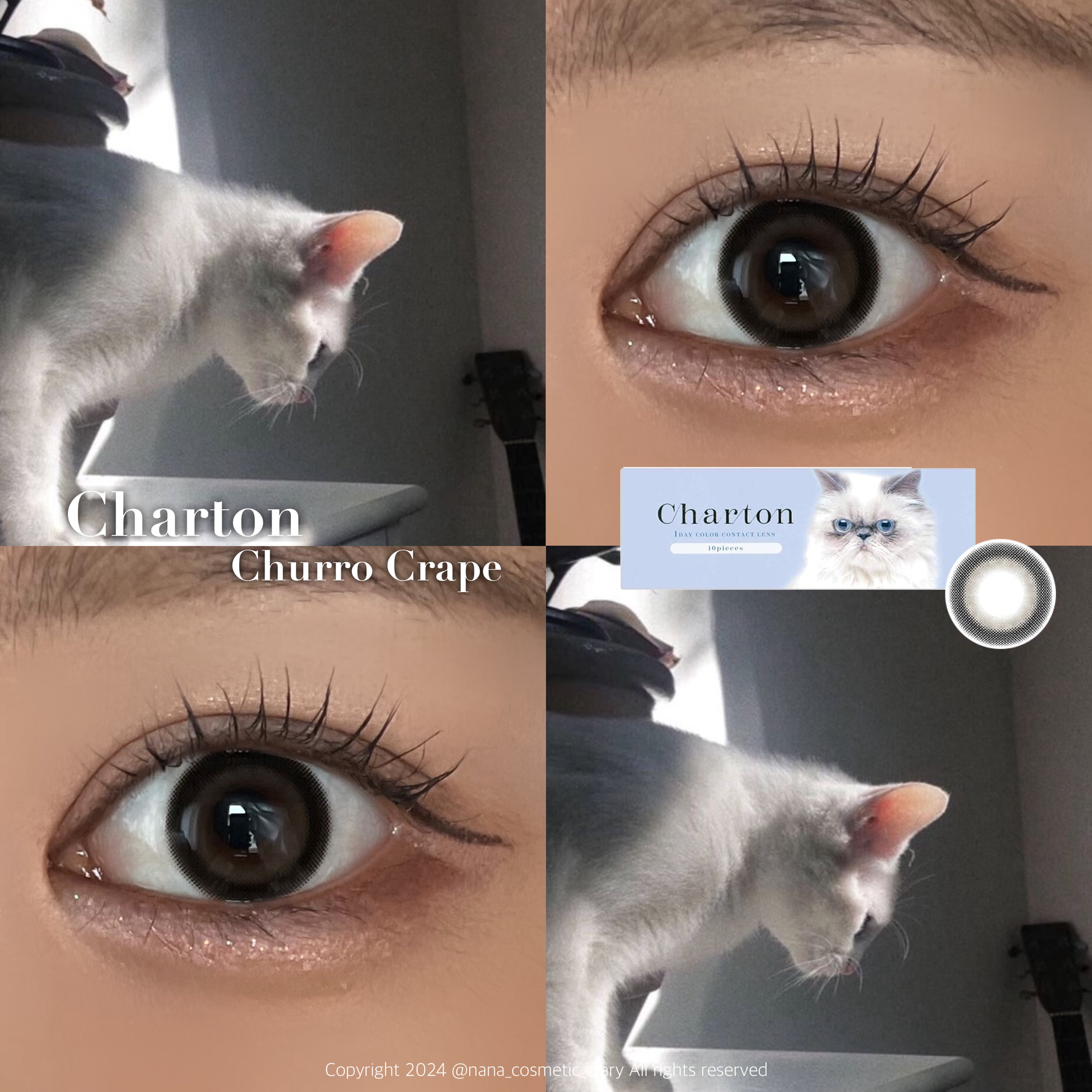 Charton 1day/Charton/ワンデー（１DAY）カラコンを使ったクチコミ（1枚目）